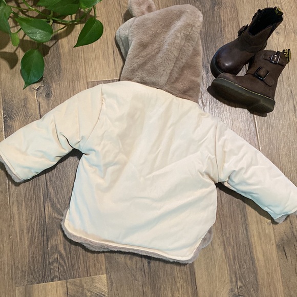 Ninky Nonk || Toddler Warm Winter Faux Fur Lined Jacket - Picture 6 of 10